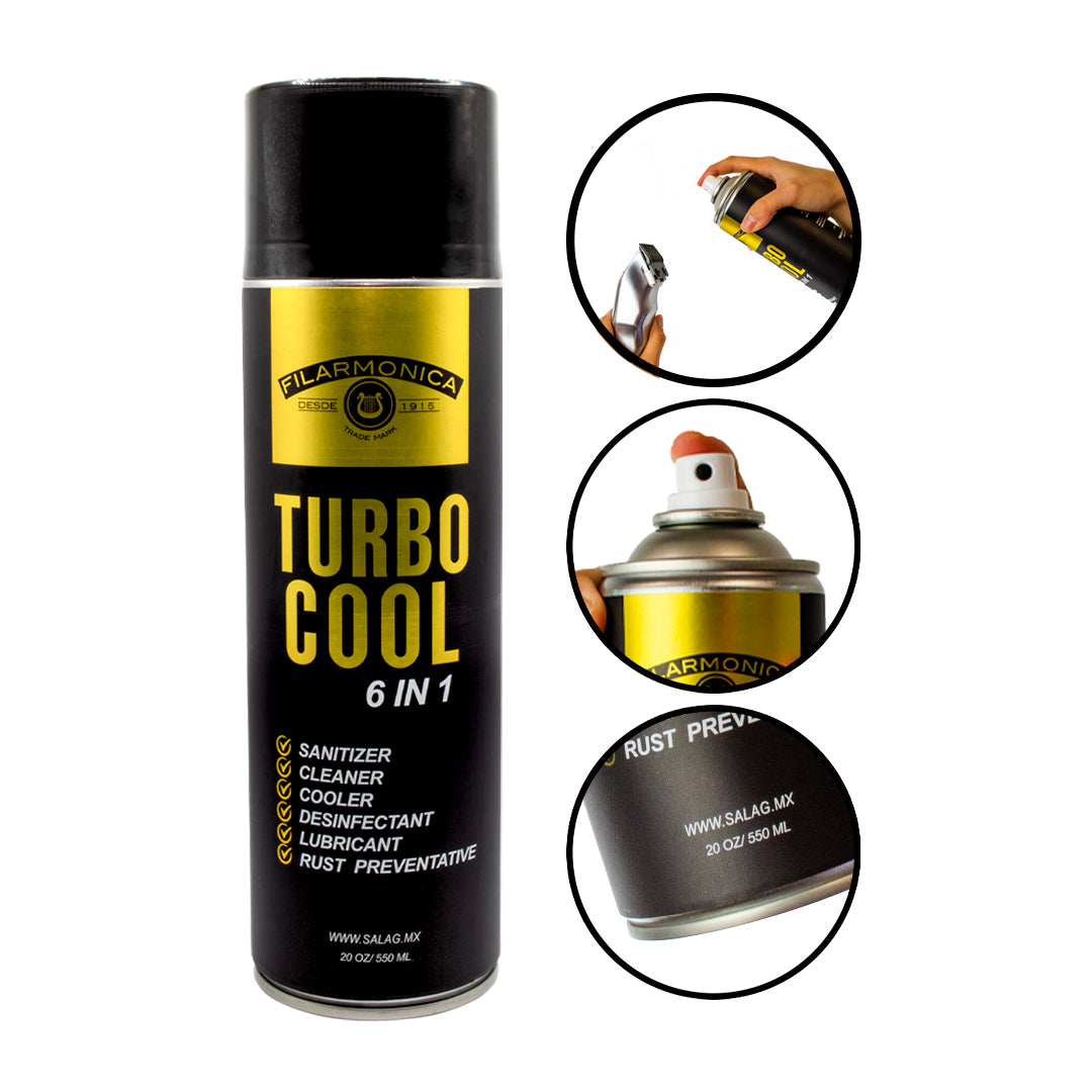Spray Desinfectante Turbo Cool 6 En 1 Profesional 550g